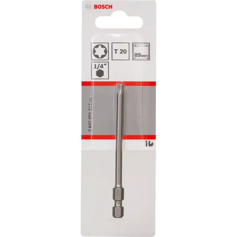Screwdriver Bit Bosch 2 607 001 652 T20 1 pc 89 mm