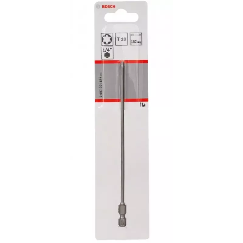 Screwdriver bit Bosch Screwdriver bit extra hard T10 152 mm
