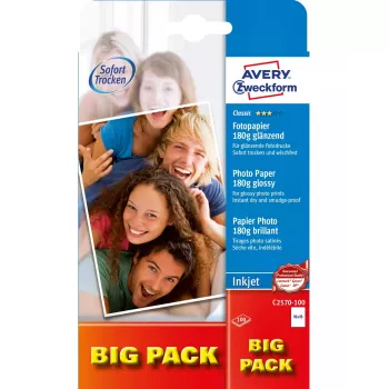 Photo Paper Avery Classic Inkjet 10x15cm 180g