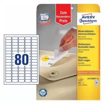 Self-adhesive printer label AVERY L4732REV-10