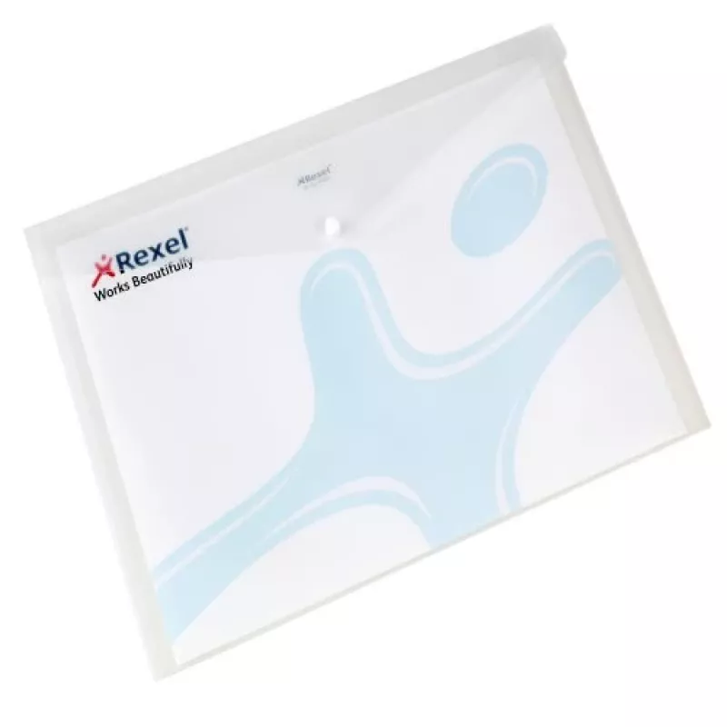 Rexel Active Folder A3 White (5), A3, Polypropylene (PP), Translucent, White, 0.15 mm, 458 mm, 323 mm
