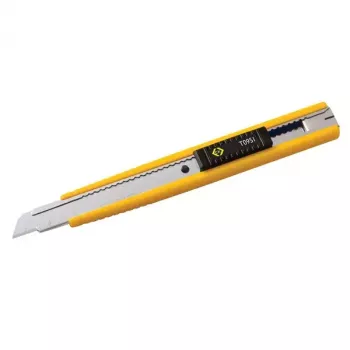 Utility Knife C.K Tools T0951 Grey Yellow Snap-off Blade Knife