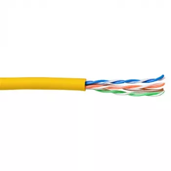 Patch Cable ACT CAT5E U/UTP Stranded Yellow 100m