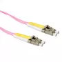 ACT 5 meter LSZH Multimode 50/125 OM4 fiber patch cable duplex with LC connectors