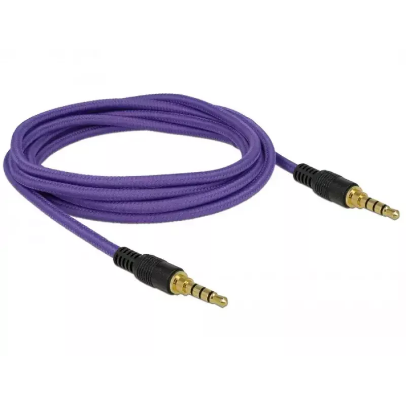Audio cable 3.5mm DeLOCK 85599 2m Purple