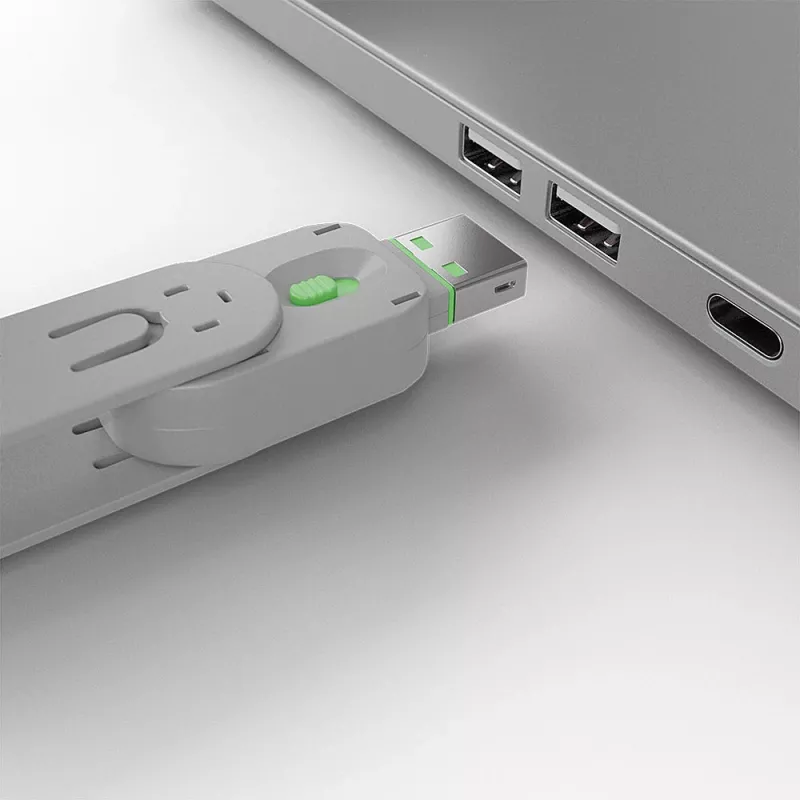 Lindy USB Type A Port Blocker Key, Green, Port blocker key, USB Type-A, Green, Acrylonitrile butadiene styrene (ABS), 1 pc(s), Polybag