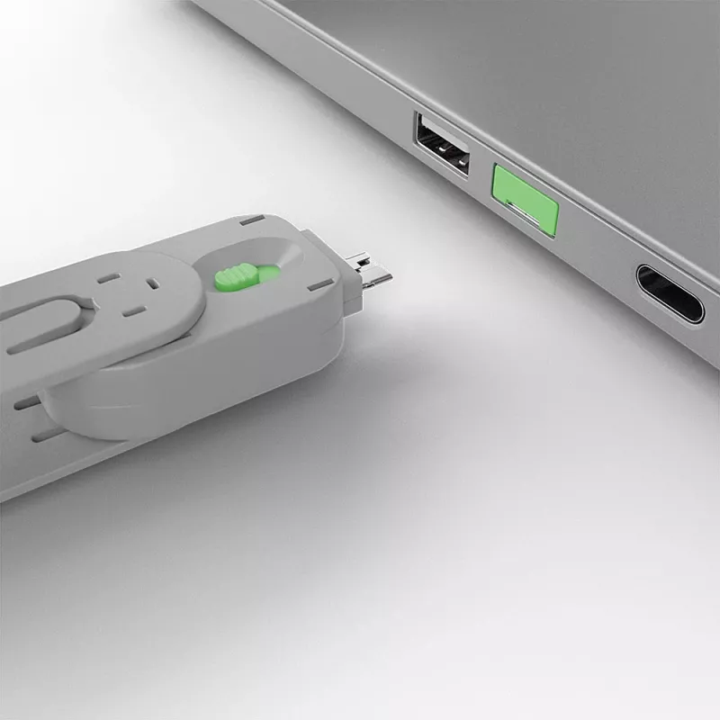 Lindy USB Type A Port Blocker Key, Green, Port blocker key, USB Type-A, Green, Acrylonitrile butadiene styrene (ABS), 1 pc(s), Polybag