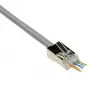 ACT RJ45 (8P/8C) CAT6 easyconnect shielded modulaire connector for round cable with solid or stranded conductors
