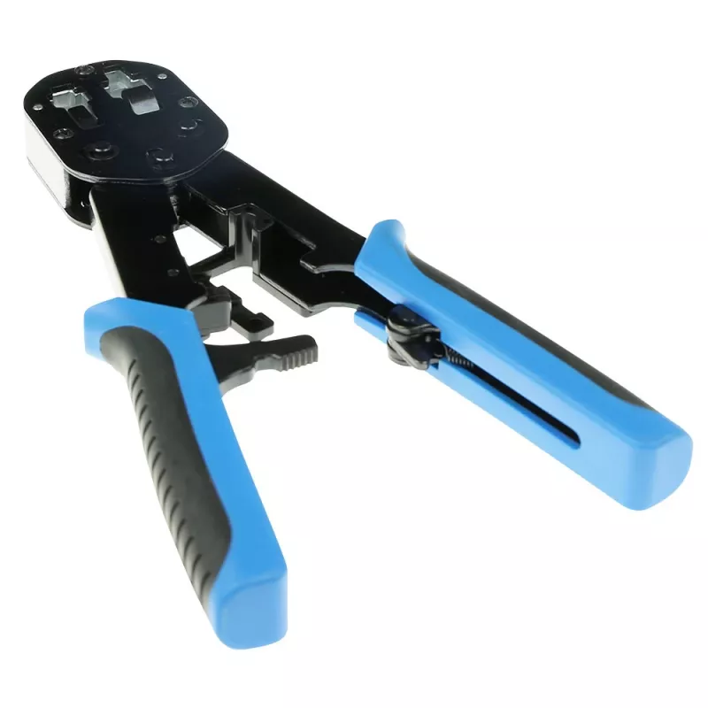 ACT Modular crimp tool for pass-through RJ45 connectors