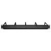 Cable management panel ACT FA2075 5 metal rings 1U