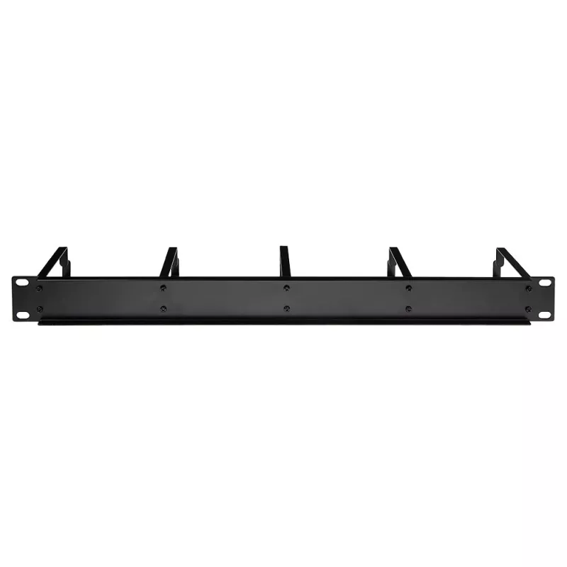 Cable management panel ACT FA2075 5 metal rings 1U