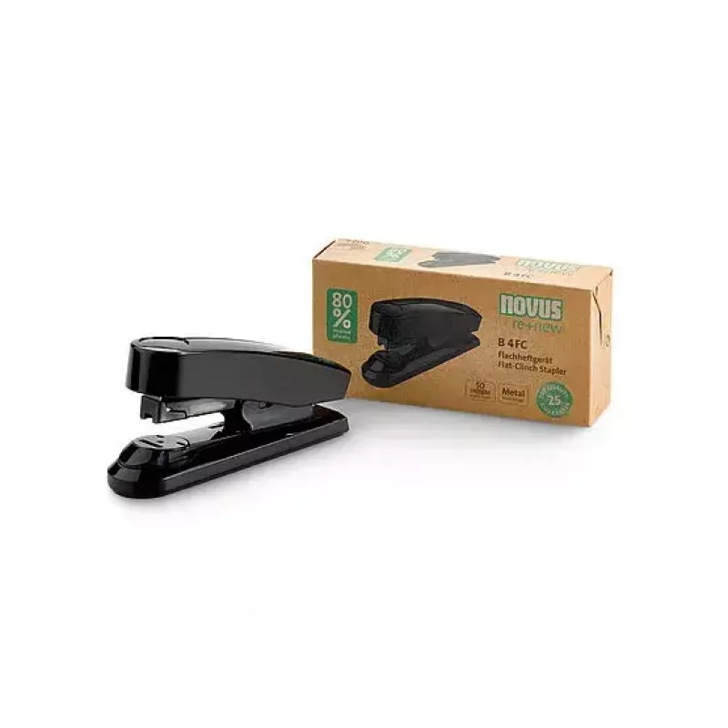 Stapler Novus B 4FC Flat clinch Black