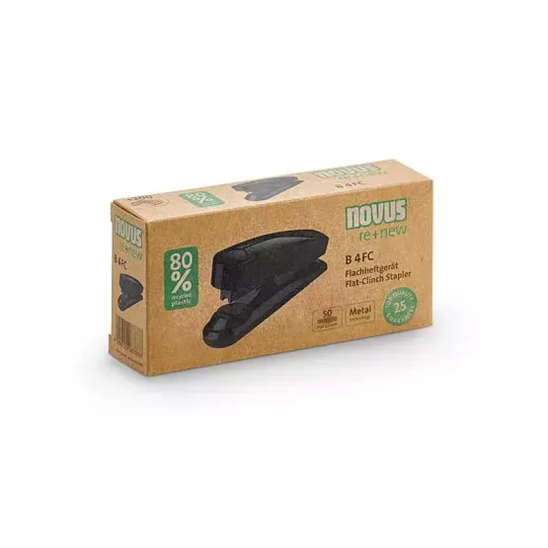 Stapler Novus B 4FC Flat clinch Black