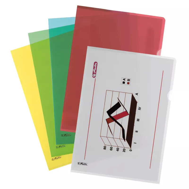 Folder Herlitz 50009084 Polypropylene (PP) Assorted colours A4