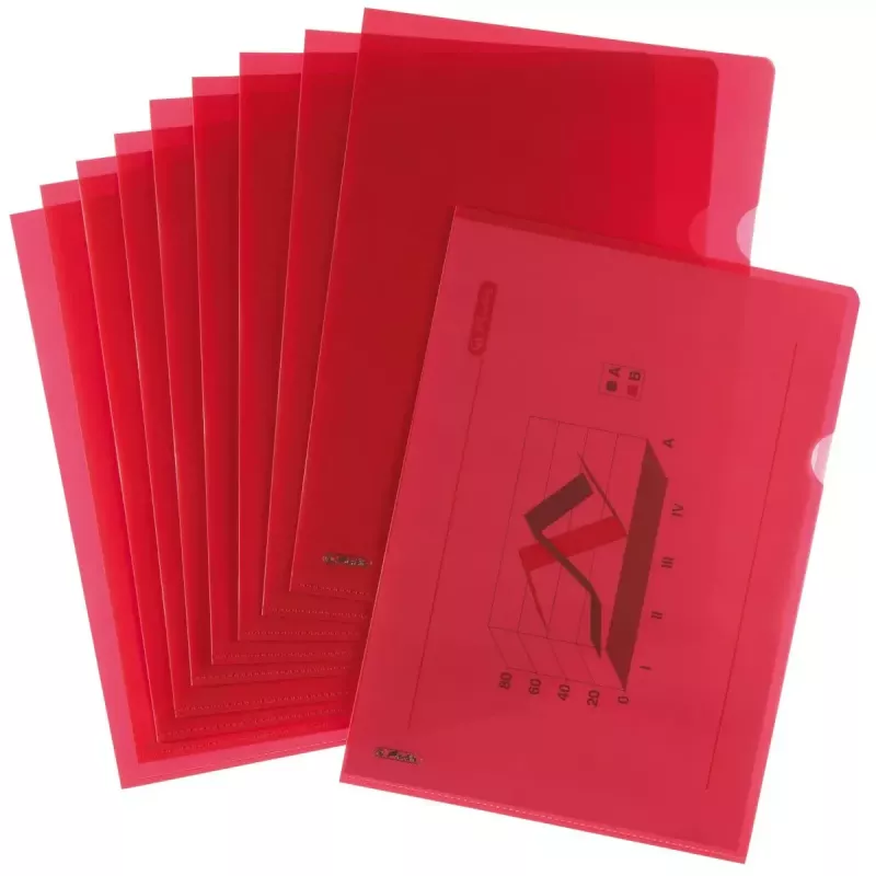 Folder Herlitz 50009091 Polypropylene (PP) Red A4