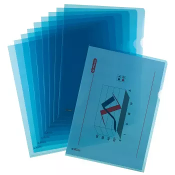 Folder Polypropylene (PP) Herlitz 50009107 Blue A4