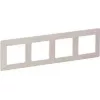 Frame Legrand Valena Life 4-gang Uw754004 — mounting frame for 4 modules, model 754004