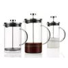 French Press Ritzenhoff & Breker Rio 0.8 L Black Silver Transparent