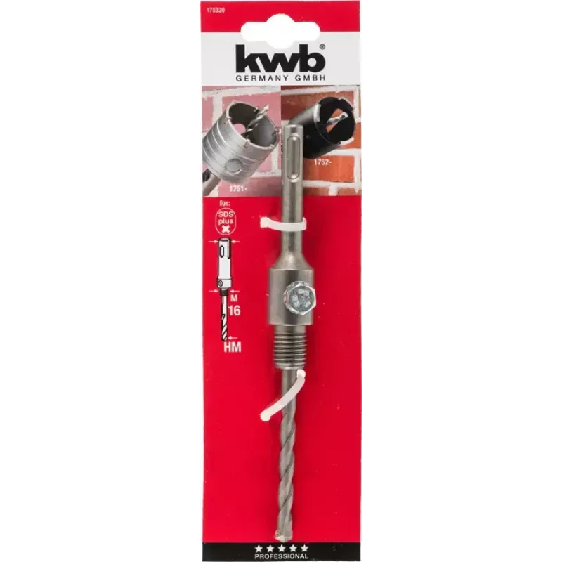 Drill Bit KWB 175320 SDS Plus Silver 1 pc