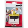 Hole saw set KWB 599000 7 pieces 6.3 cm for plastic wood