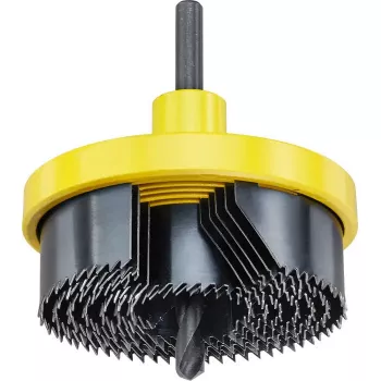 Hole saw set KWB 599000 7 pieces 6.3 cm for plastic wood