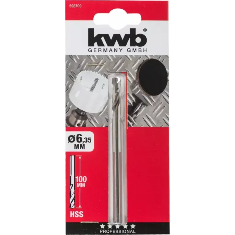 Pilot drill bit KWB 598700 Right hand rotation