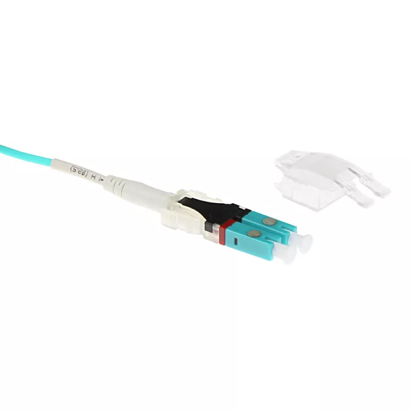 ACT 17 meter Multimode 50/125 OM3 Polarity Twist fiber cable with LC connectors