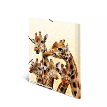 Conventional file folder HERMA Giraffe friends Polypropylene (PP) Multicolour A4