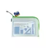 Hard pencil case HERMA 20010 Green Transparent