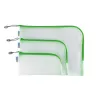 Hard pencil case HERMA 20010 Green Transparent