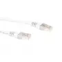 ACT White 1.0 meter LSZH U/UTP CAT6 patch cable with RJ45 connectors