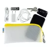 Pencil Case HERMA 20005 Hard EVA Transparent Yellow 110x230mm