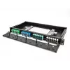 DeLOCK Fiber Optic Adapter Panel SC Simplex OM1 OM2 12 Port Beige