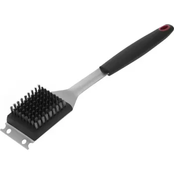 Outdoor barbecue grill brush Westmark 15072280 — stainless steel bristles, PP/TPE handle, 65×385×35 mm