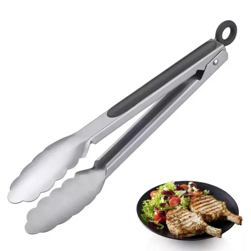 Kitchen tongs Westmark Classic Spezial Midi 275 mm — stainless steel, TPE handle