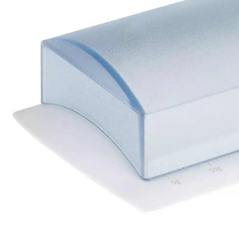 Butter dish Westmark 21162270, polypropylene (PP), rectangular, 157×110×55 mm, blue/white