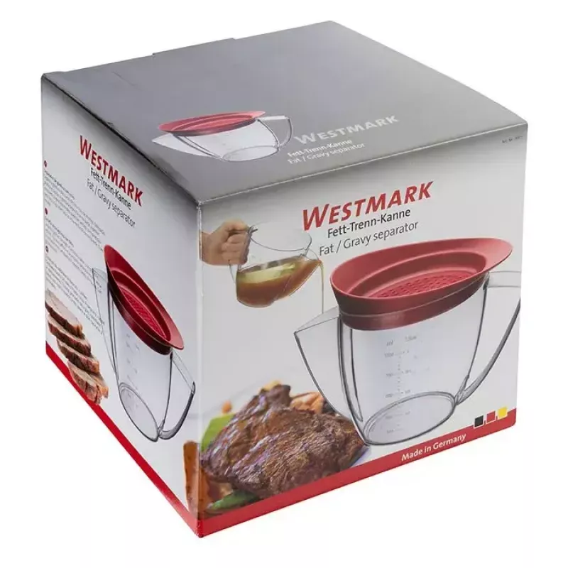 Fat separator Westmark 30752260 — 1000 ml plastic, transparent handle, 225×139×160 mm