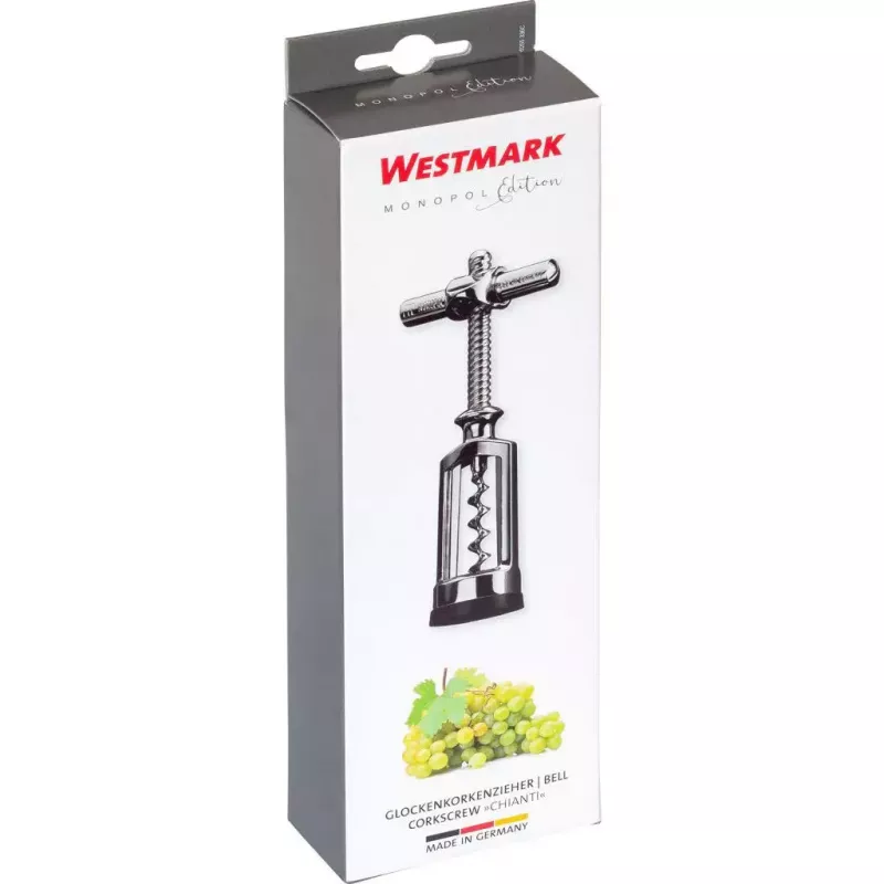 Corkscrew Westmark 6255336C, zinc steel, 150 × 68 × 35 mm, made in Germany