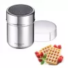 Sugar dispenser Westmark 69502260 — round stainless steel housing with polypropylene components, 62×62×82 mm