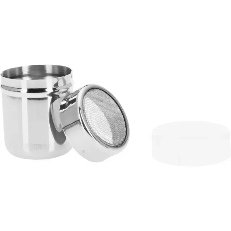 Sugar dispenser Westmark 69502260 — round stainless steel housing with polypropylene components, 62×62×82 mm