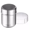 Sugar dispenser Westmark 69502260 — round stainless steel housing with polypropylene components, 62×62×82 mm