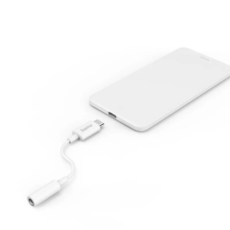 Hama 00139540 audio cable 3.5mm USB Type-C White