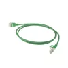 ACT Green 7 meter LSZH U/FTP CAT6A datacenter slimline patch cable snagless with RJ45 connectors