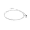 ACT White 3 meter LSZH U/FTP CAT6A datacenter slimline patch cable snagless with RJ45 connectors