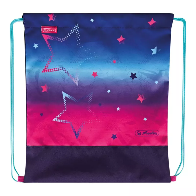 Drawstring bag Herlitz 50043453 Polyester Assorted colours Boy/Girl