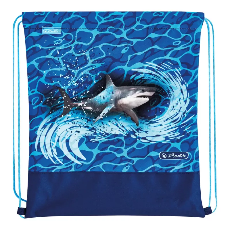 Drawstring bag Herlitz 50043453 Polyester Assorted colours Boy/Girl
