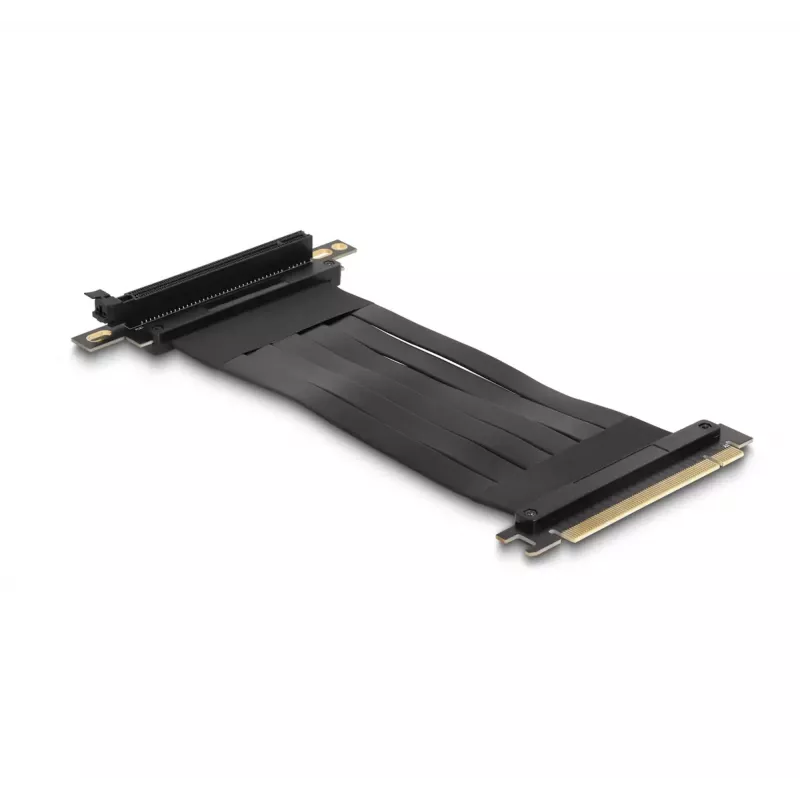 DeLOCK Riser Card PCI Express x16 male to x16 slot 90° angled with cable 30 cm