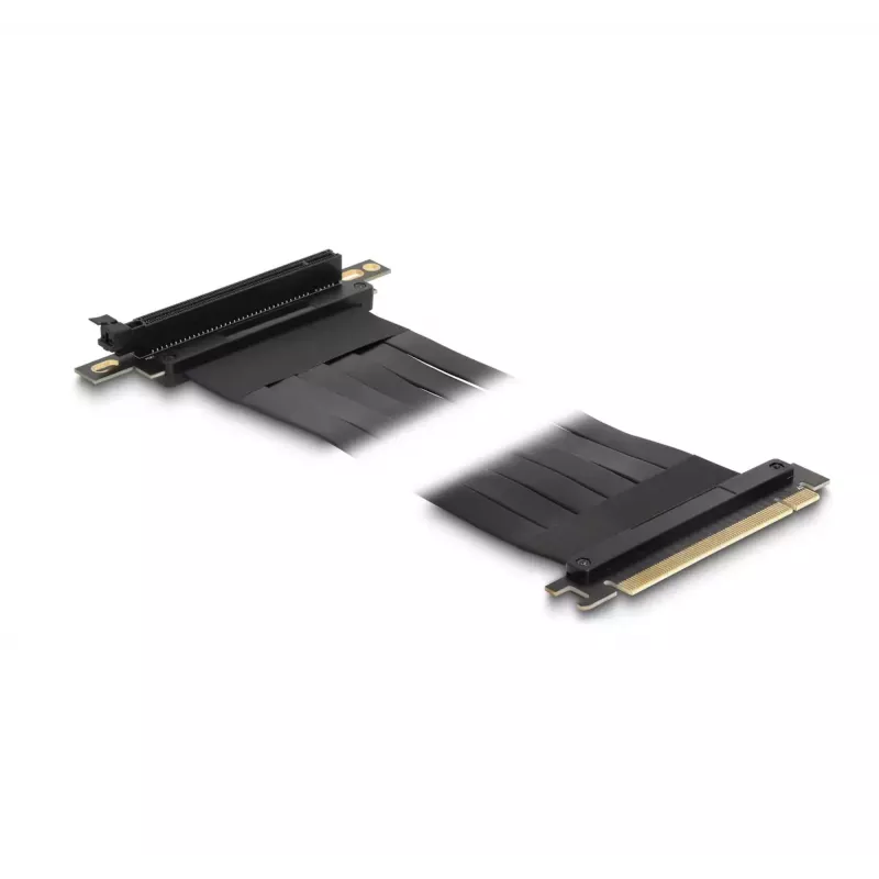 DeLOCK Riser Card PCI Express x16 male to x16 slot 90° angled with cable 60 cm