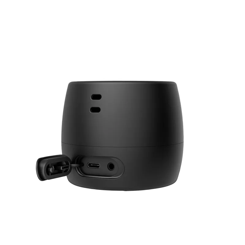 HP Black Bluetooth Speaker 360, Wired & Wireless, Mono portable speaker, Black, Cylinder, Buttons, Universal