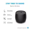 HP Black Bluetooth Speaker 360, Wired & Wireless, Mono portable speaker, Black, Cylinder, Buttons, Universal